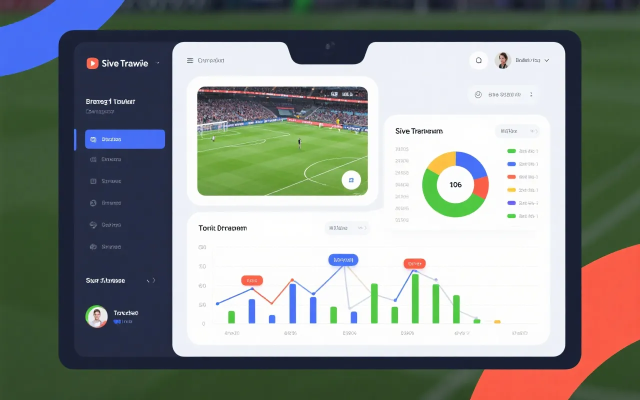平台直播与数据服务示意图
